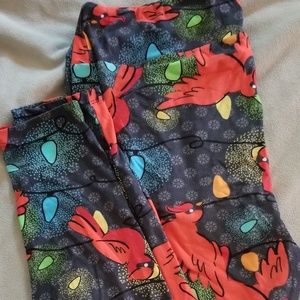 GUC Lularoe TC2 leggings, Cardinals